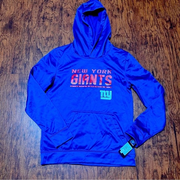 New York Giants NFL Football Team Apparel Official Hoodie Kids’ Size Large 14/16 - Picture 1 of 7